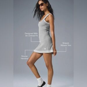 Tennis club sweater knit dress